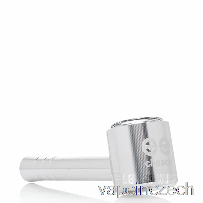 Cheech Metal Encased Sherlock Hand Pipe Silver Vape Bez Nikotinu